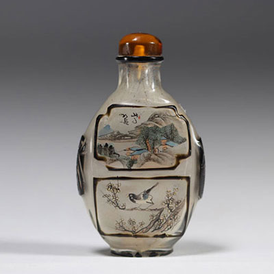 Snuffbox decorated with landscapes from China from 19th century
