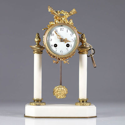 Louis XVI style portico clock