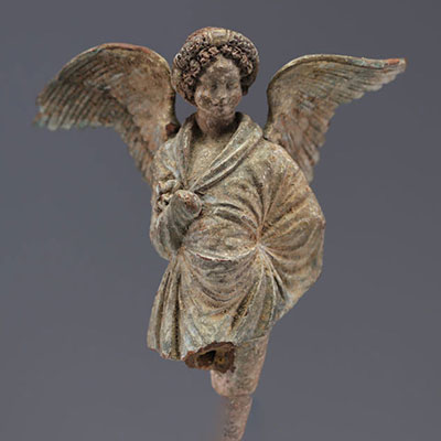 An ancient terracotta angel 