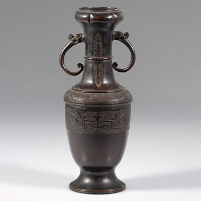 China bronze vase Yuan - Ming