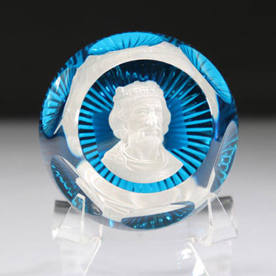 Paperweight. Baccarat. Charlemagne
