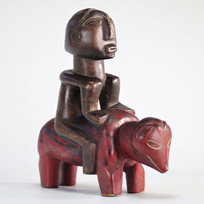 Antique Luba Effigy of cubist form from the Dem. Rep. Congo
