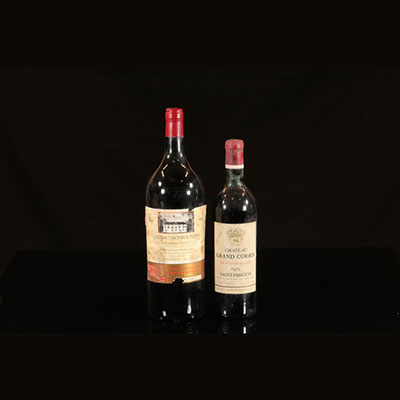 Wine - lot of 2 bottles - 1 x 75cl Saint Emilion and 1 x 150cl Saint Emilion