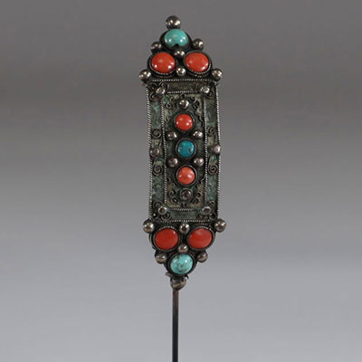 Tibetan coral and turquoise jewelry