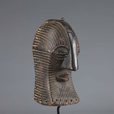 Ancien Masque Luba Songye miniature, - RDC -1920-1930