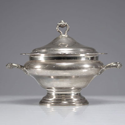 Solid silver soup tureen