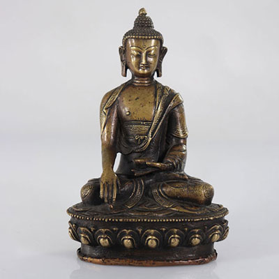 Asie - Bouddha en bronze - 18ème/19ème ?