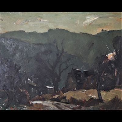 Albert RATY (1889-1970) Large oil on canvas 