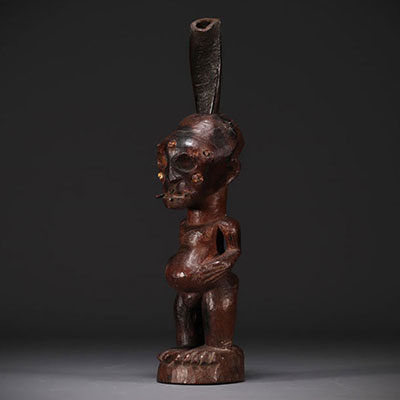 SONGYE figure - Sankuru/Lubefu style collected around 1900 - Rep.Dem.Congo