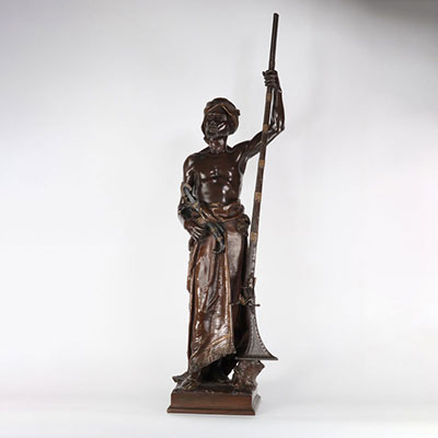 Joaquim ANGLÉS CAÑÉ (1859-c.1911) Imposing (88cm) orientalist bronze 