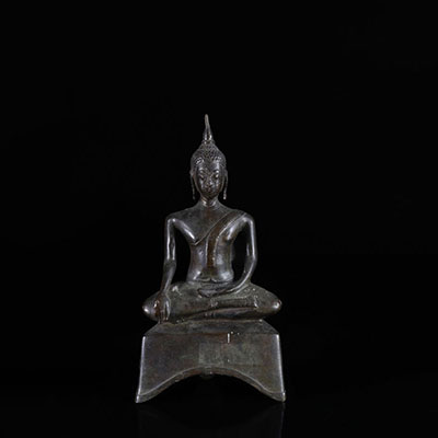 Chine du Sud Vietnam Bouddha en bronze époque Qing 