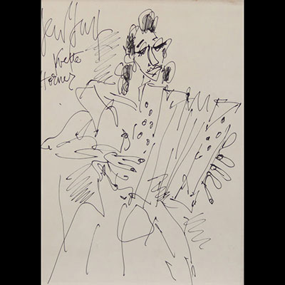 GEN PAUL (1895-1975) “Yvette Horner” spindle