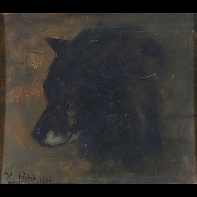 Herman Jean Joseph RICHIR (1866-1942) Oil on panel 
