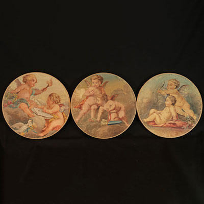 Aubusson 3 boxes of angel tapestries
