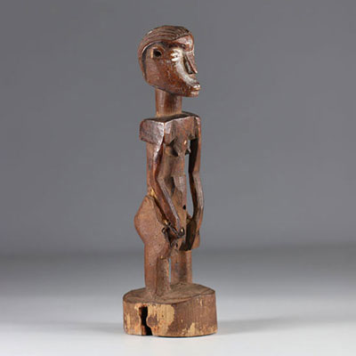 Figure fétiche Tabwa ou Rungu 1 ère moitié 20ème(R.D.C.) 33 cm ex coll. Coloniale belge