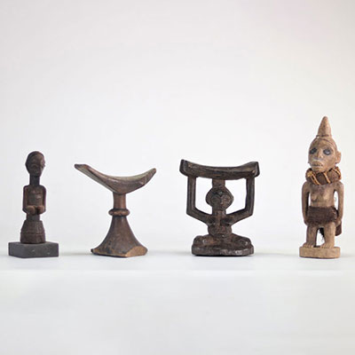 (4) Lot of objects from the Dem. Congo