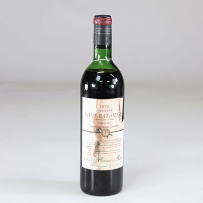 1 bouteille - 75cl vin rouge - chateau haut batailley 1970