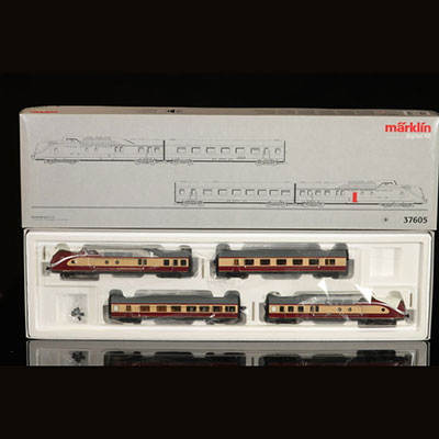 Train - Scale model - Marklin HO digital 37605 - Europ express train