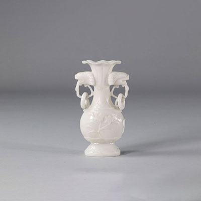 White stone vase, China.