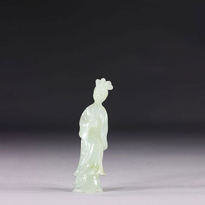China young woman in jade