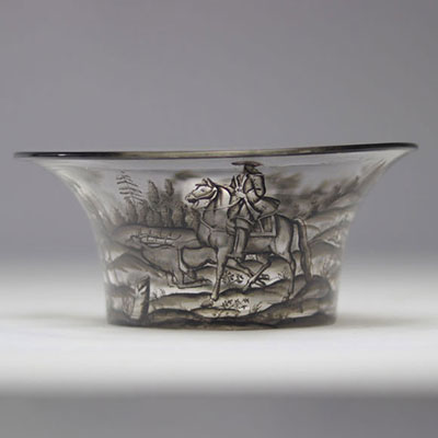 Émile GALLÉ (1846-1904) Enamelled glass bowl 