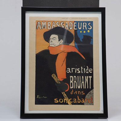 Henri from Toulouse-Lautrec. Original magazine cover 1906