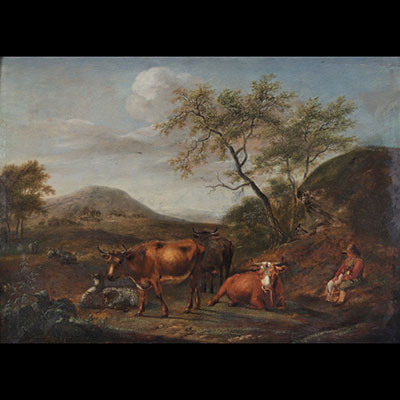 Paulus POTTER (1625 - 1654 ) Oil on canvas 