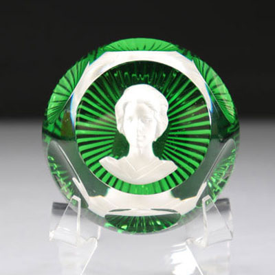 Paperweight. Baccarat. Anna