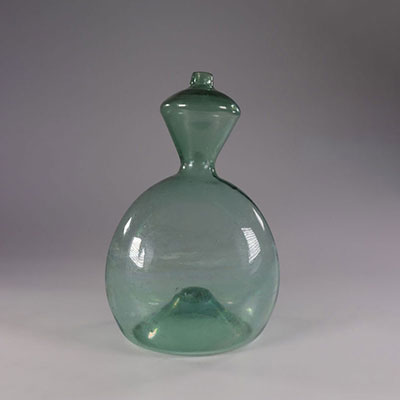 Glass bottle, France 18th.