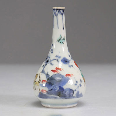 Kangxi style porcelain vase