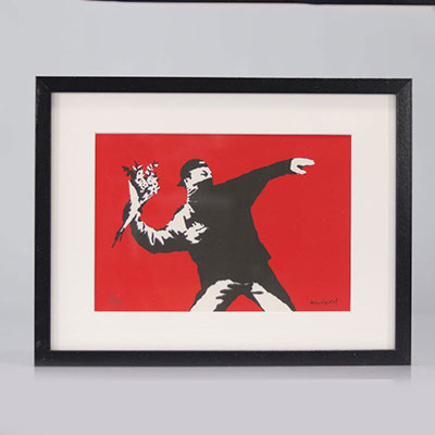 BANKSY (born in 1974), after Girl with a red balloon Color proof on paper Signed (in the plate)