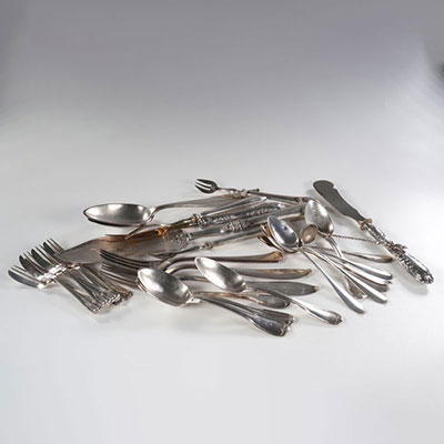 Lot of silver cutlery 29pc