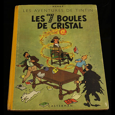 BD - Tintin Les 7 boules de cristal 1948