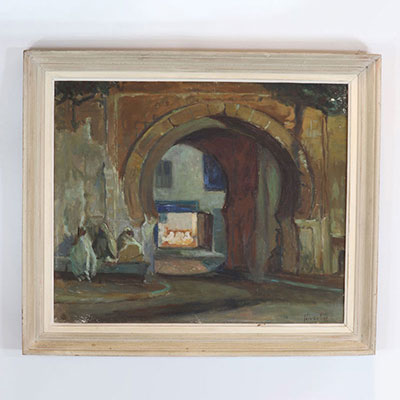 Marie-Anne DE NIVOULIES PIERREFORT (1879-1968) oil on canvas 