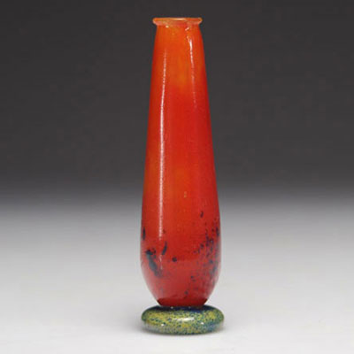 Schneider small vase on an orange background